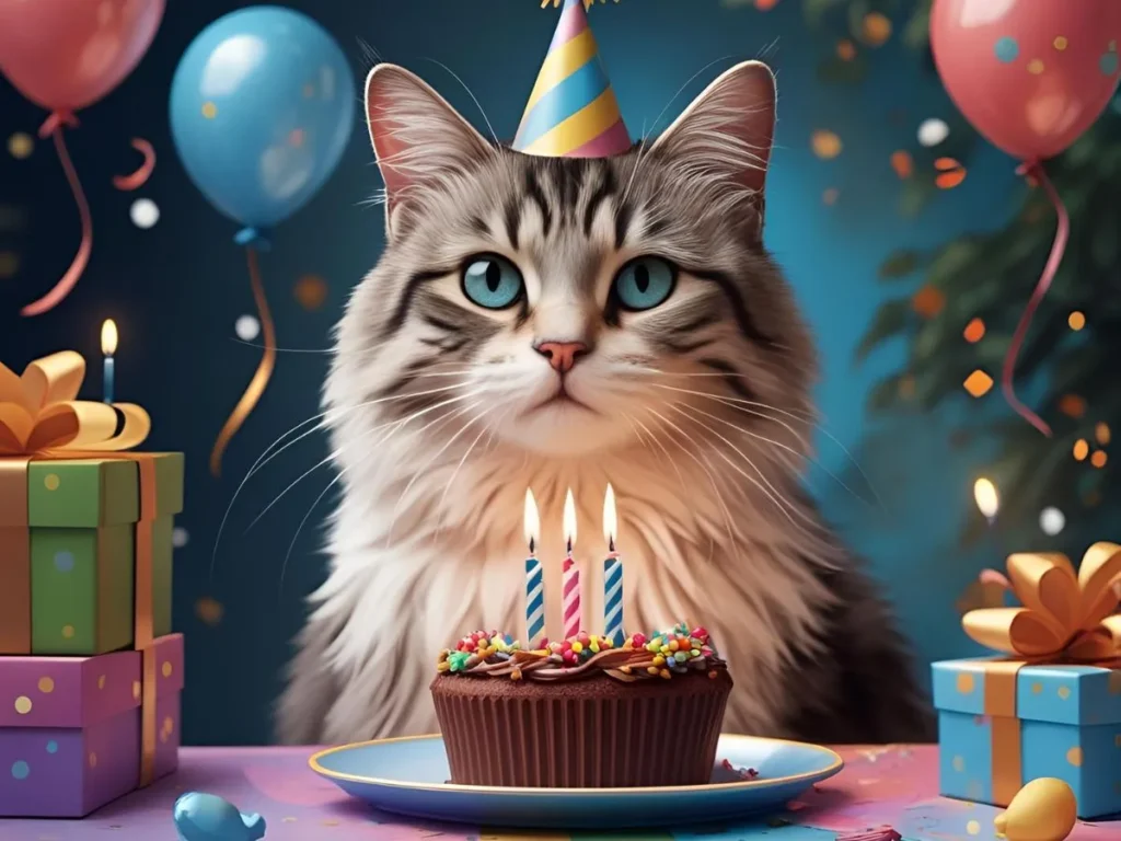 Birthday Cat Puns