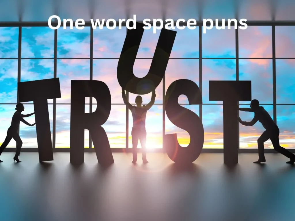 One word space puns