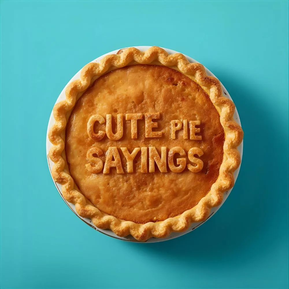  Cute Pie Sayings