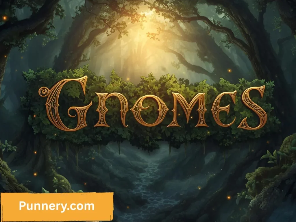 Gnome puns name