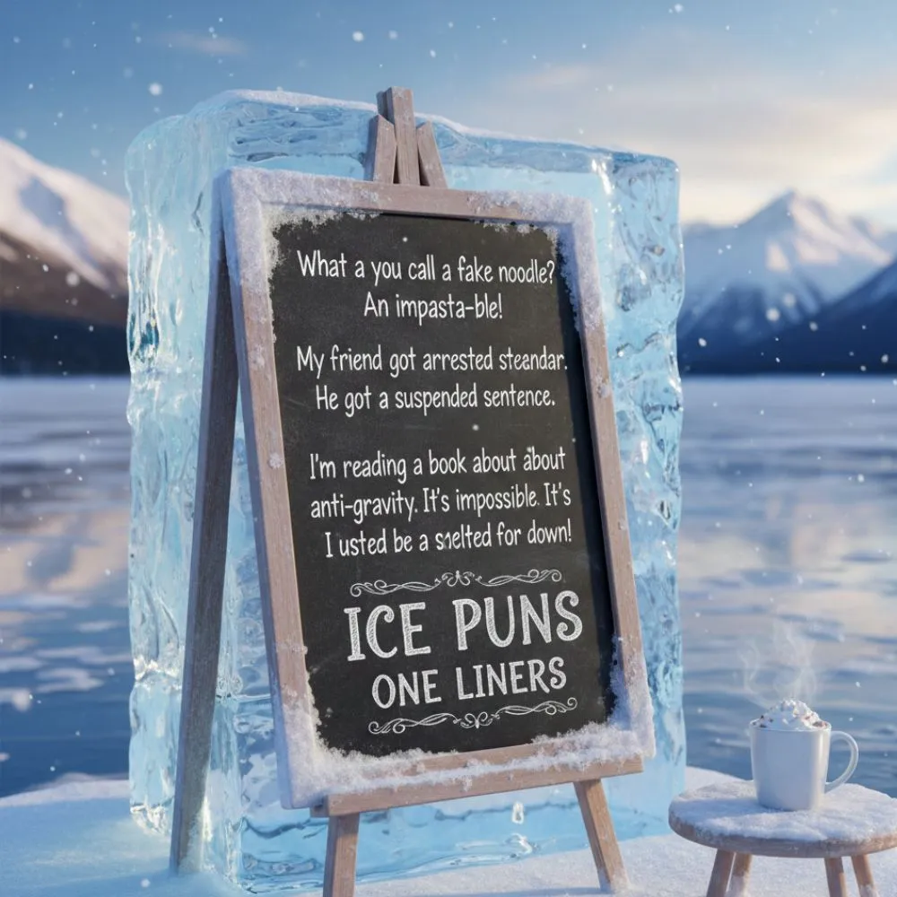Ice Puns One Liners