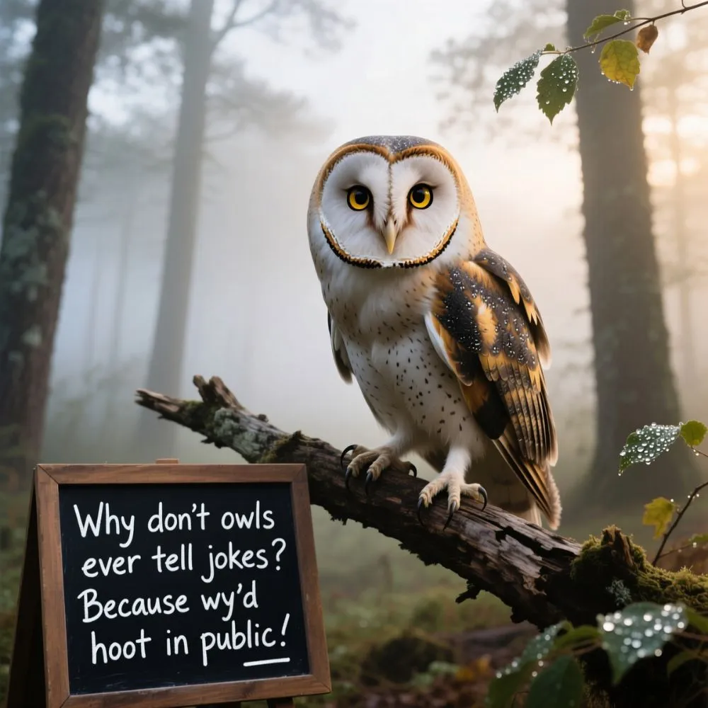  Owl Jokes One Liners