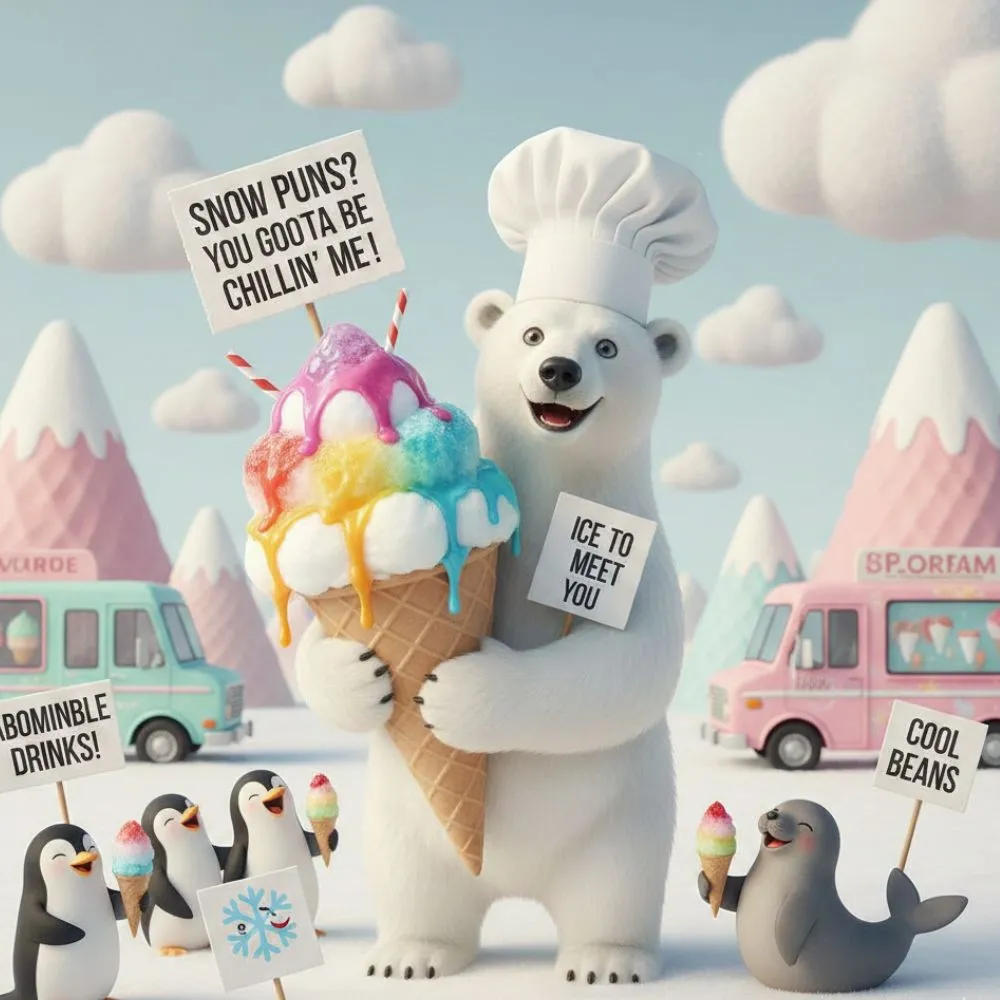Snow Cone Puns