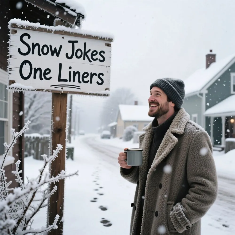 snow jokes one liners