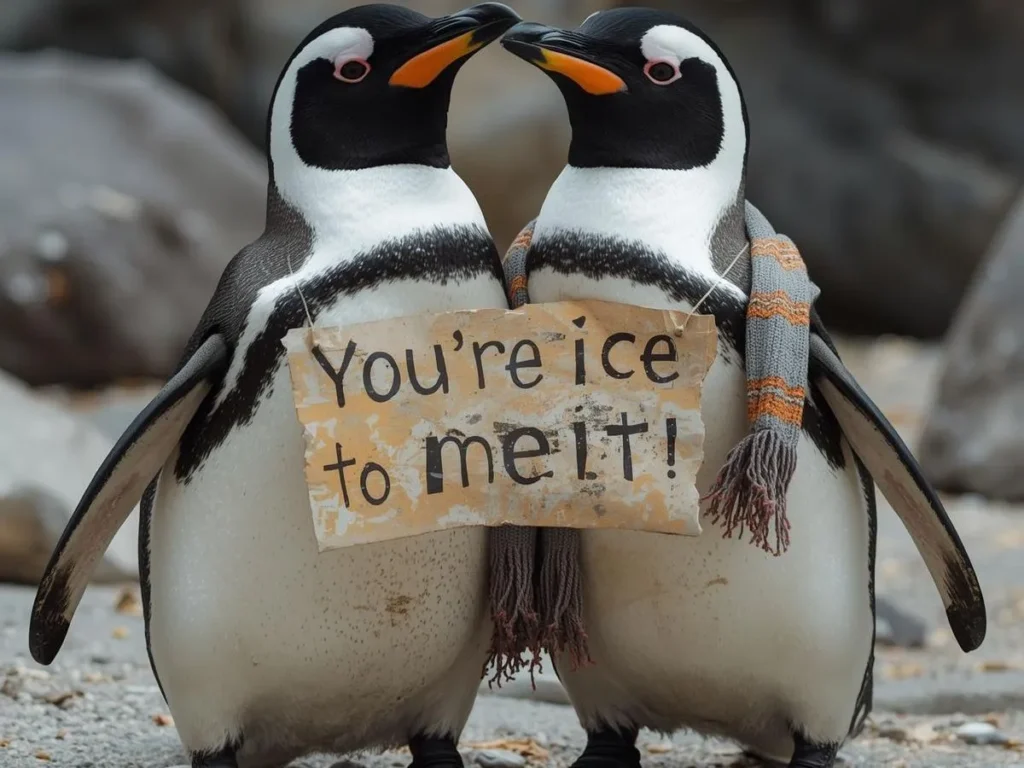 Friendship Penguin Puns