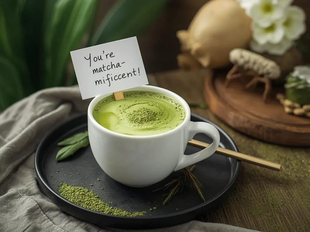 Matcha Wellness Puns