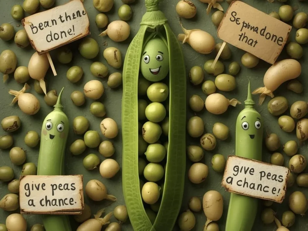 Pea and Bean Vegetable Puns