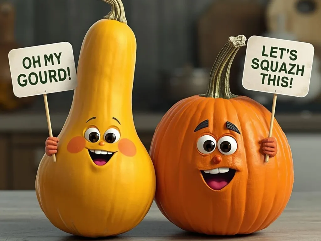 Squash and Pumpkin Vegetable Puns