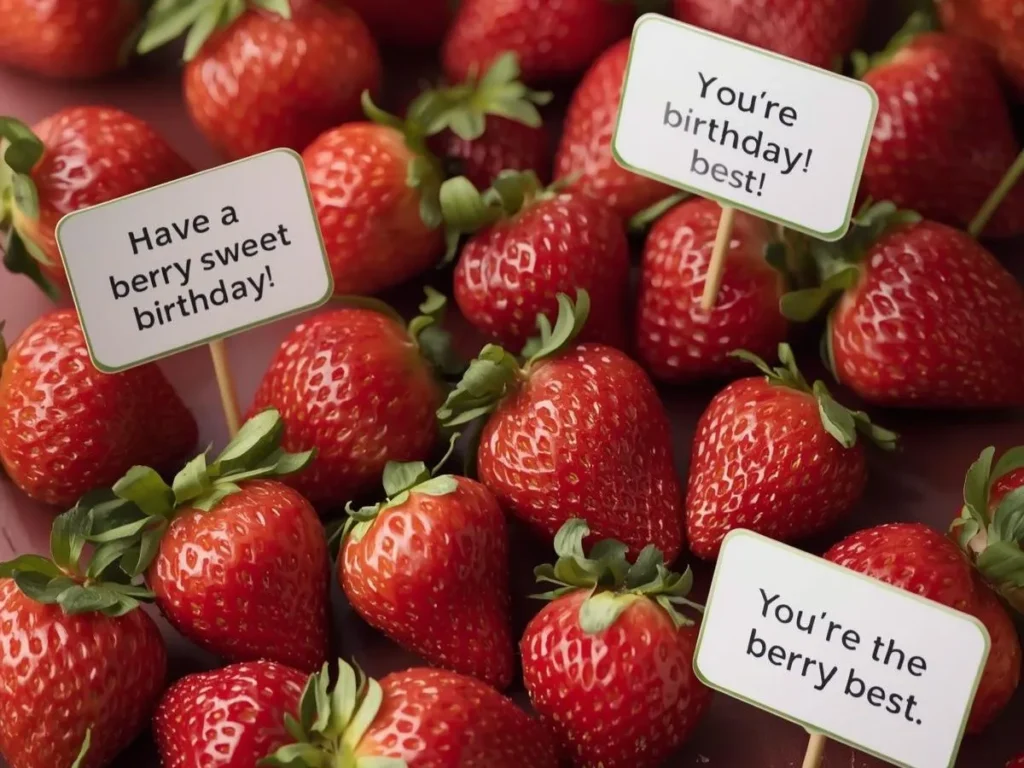 Strawberry Birthday Puns