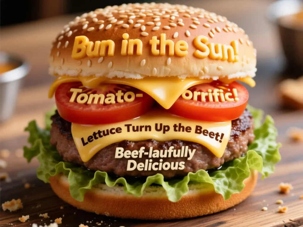 Burger Puns Perfect for Foodies