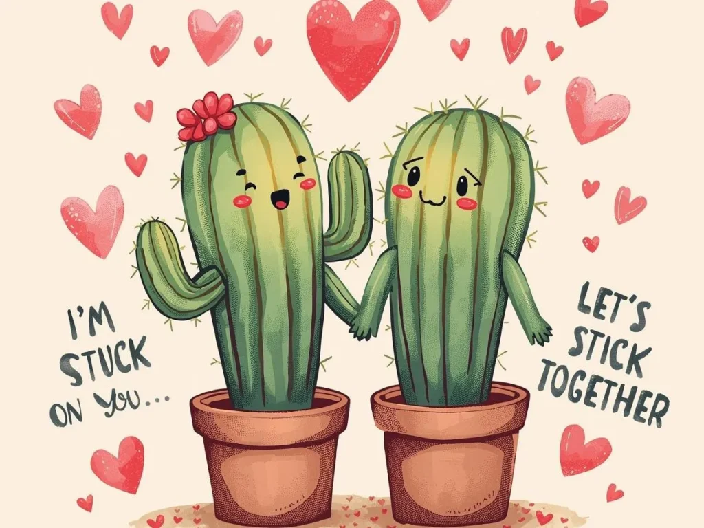 Cactus Puns for Love and Romance