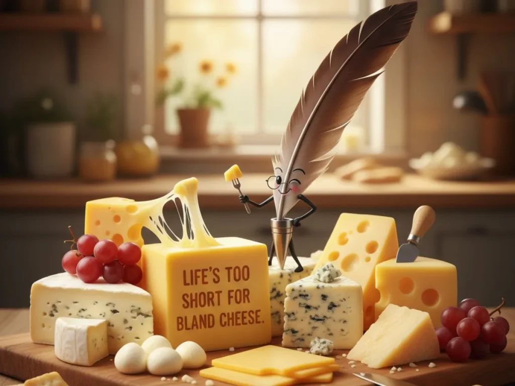 Cheese Puns for Friends and Chats