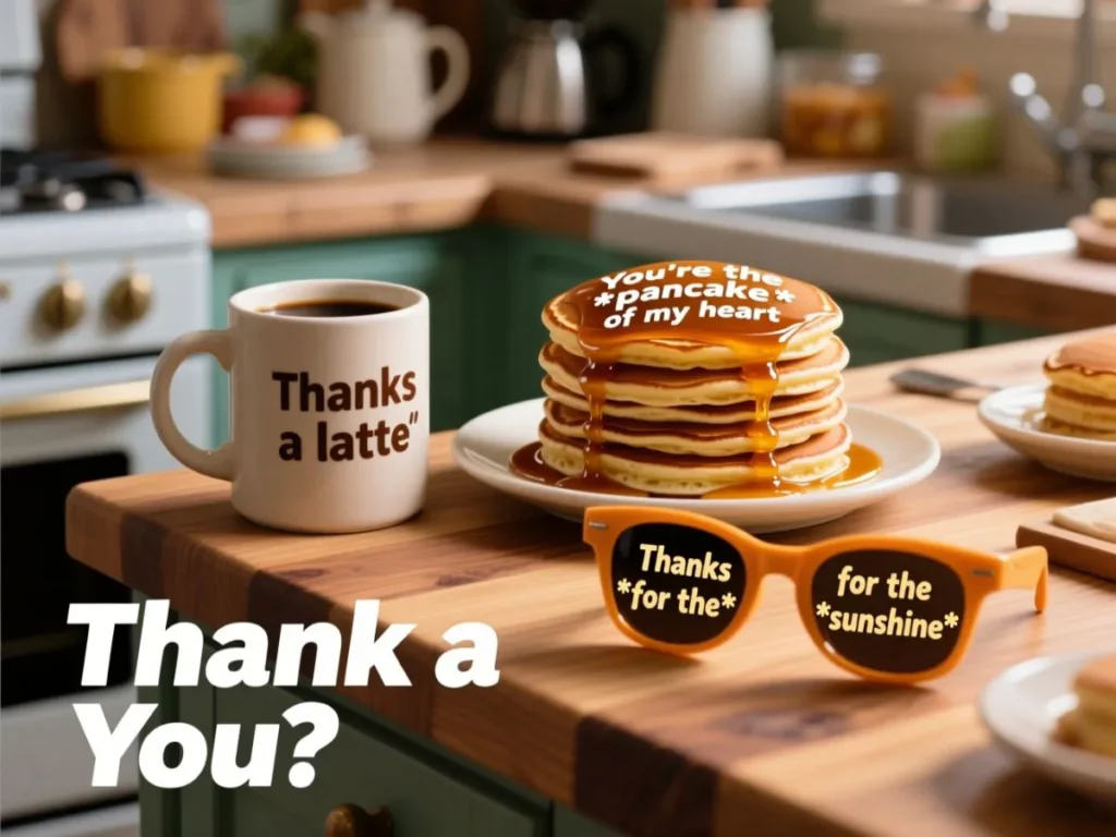 Clever Thank You Puns for Social Media Captions
