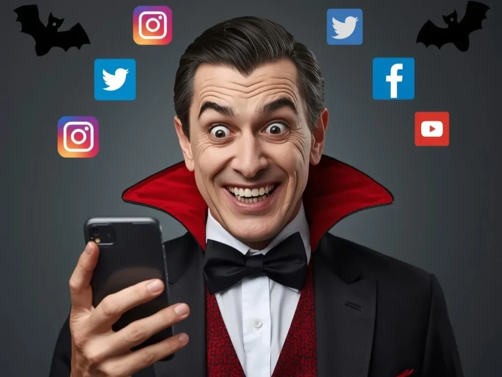 Clever Vampire Puns for Social Media Bios
