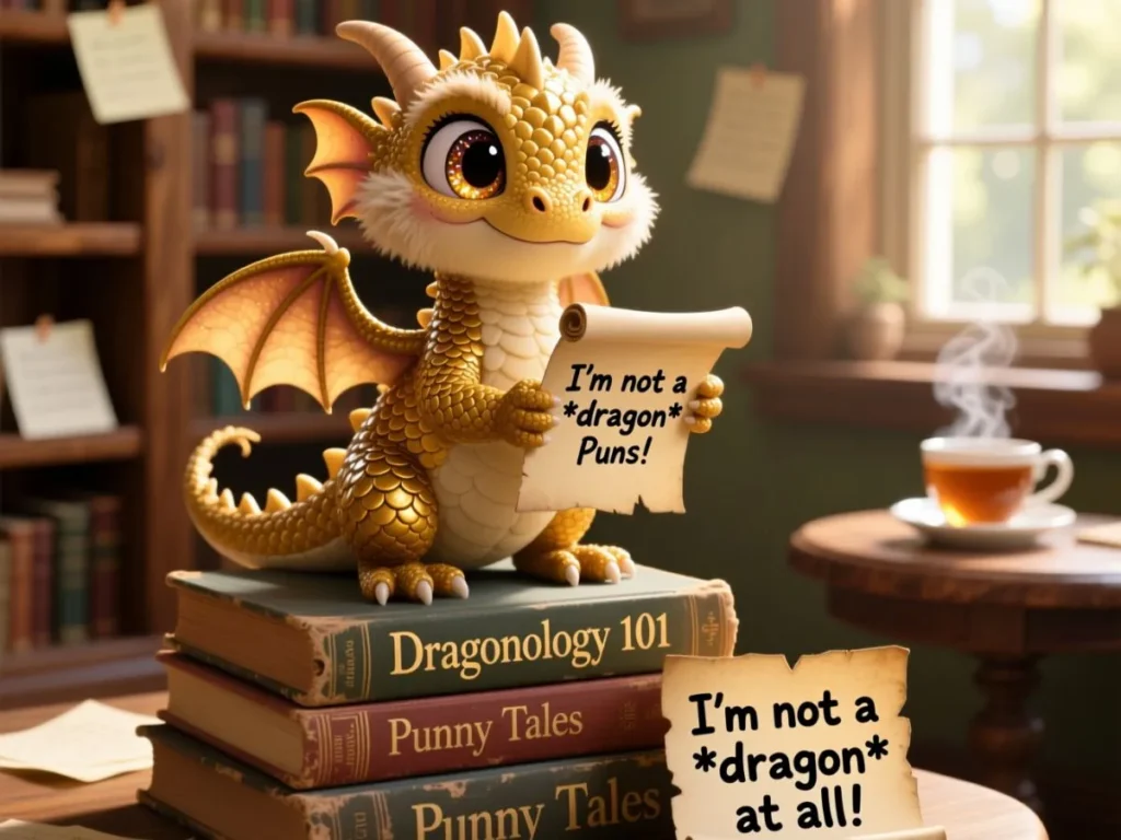 Cute Dragon Puns for Whatsapp & Texts
