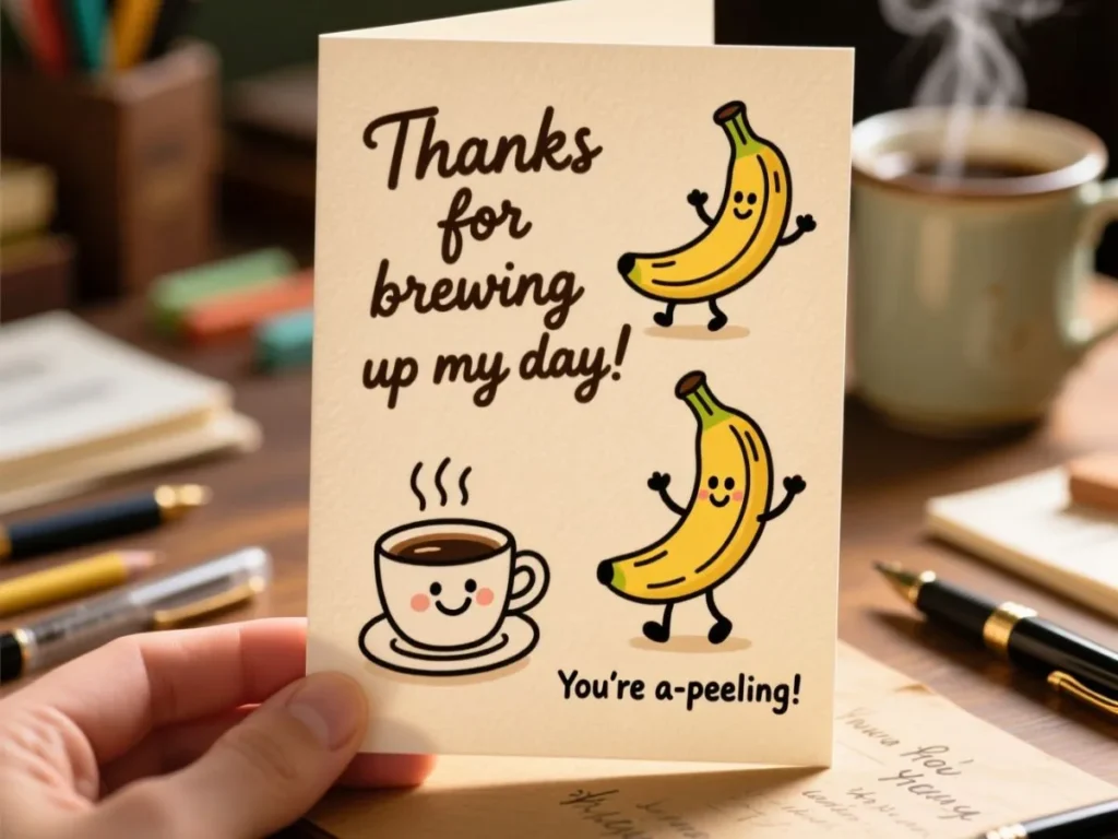 Cute Thank You Puns for Cards & Notes