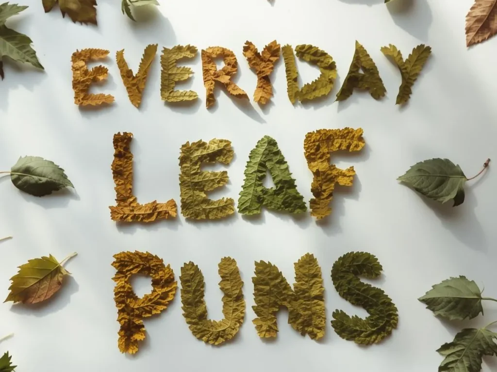 Everyday Leaf Puns