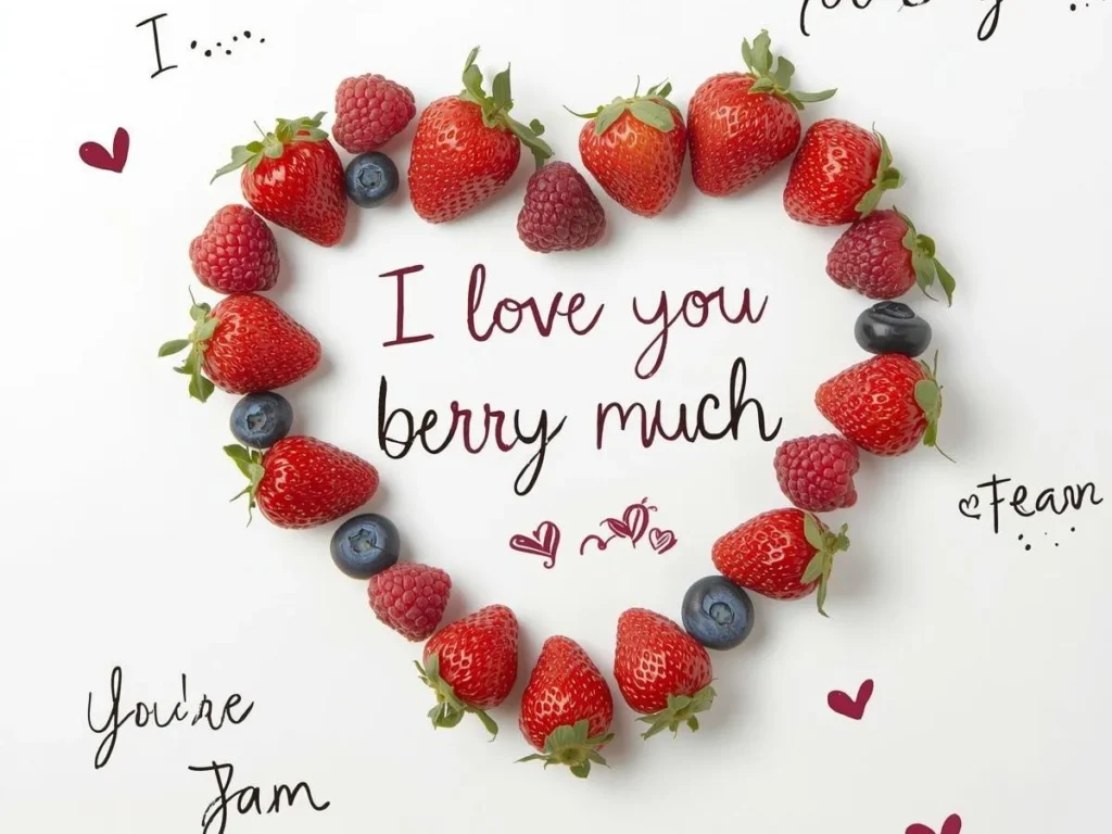 Flirty & Love Berry Puns for Romantic Notes