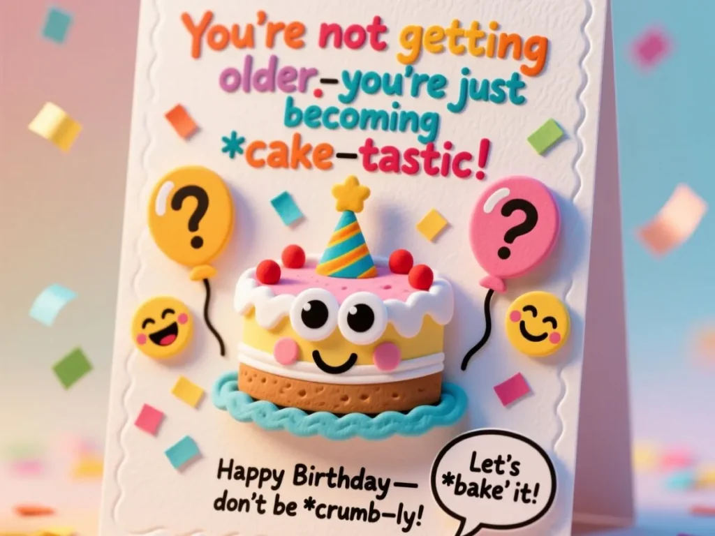 Funny Happy Birthday Puns for Cards