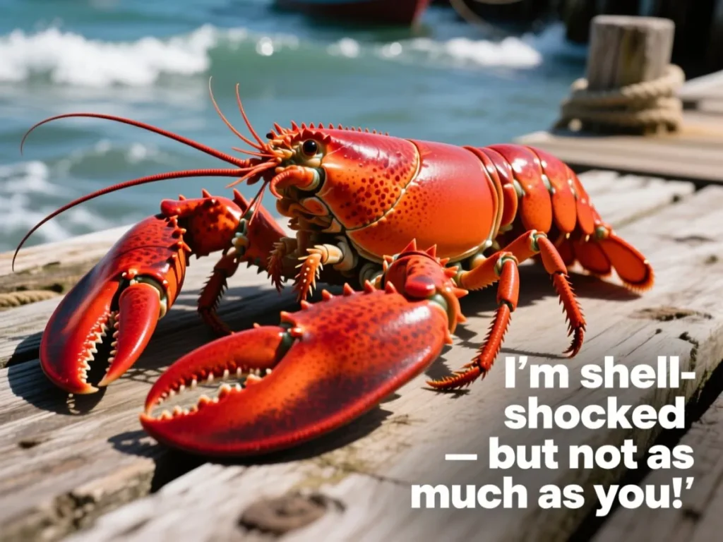 Lobster Puns for Social Media Bios & Status
