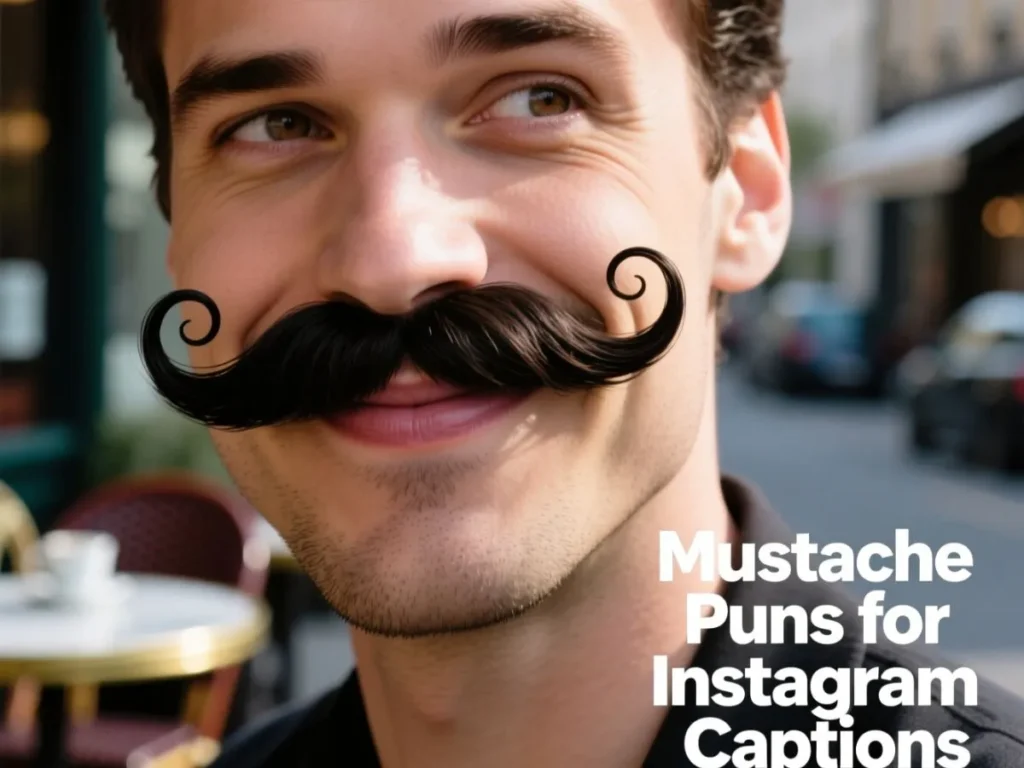 Mustache Puns for Instagram Captions