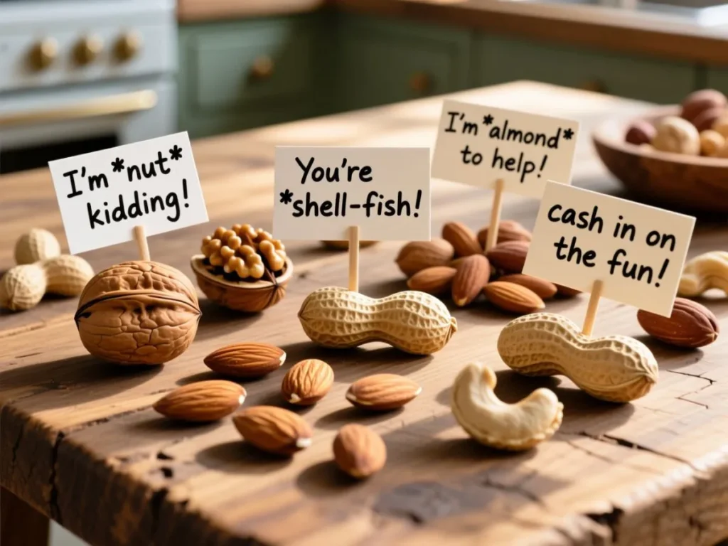 One Liner Nut Puns for Daily Laughs