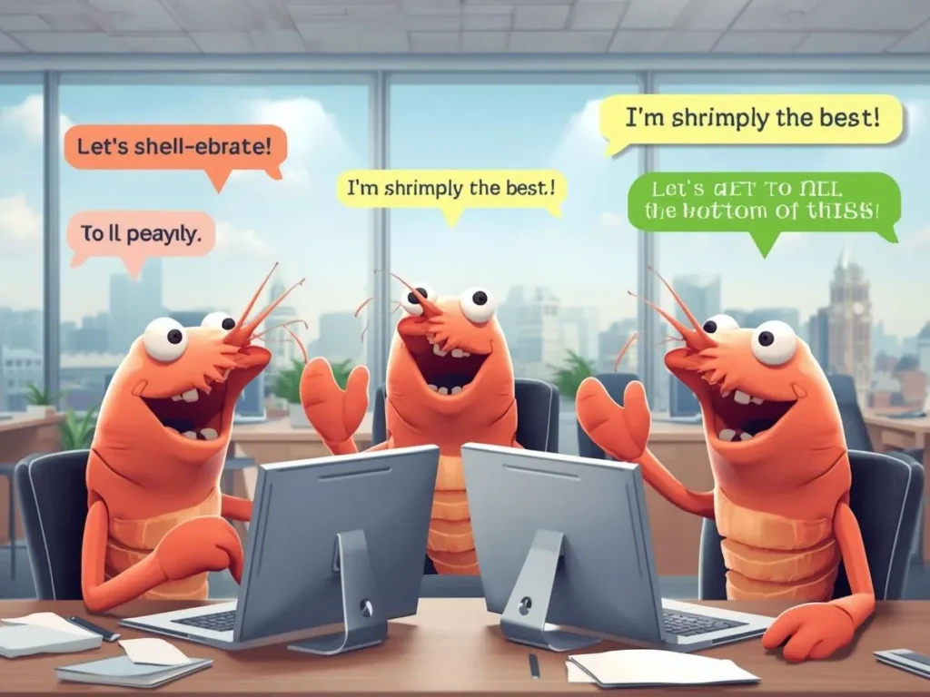 Shrimp Puns for Work Chats