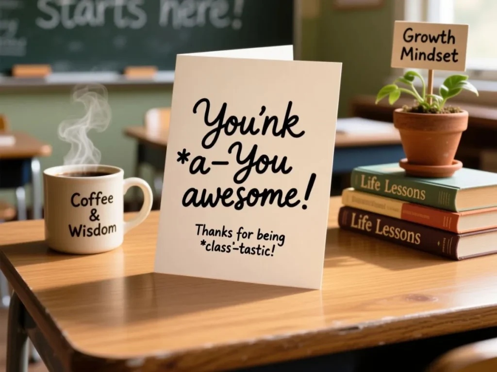 Thank You Puns for Teachers & Mentors