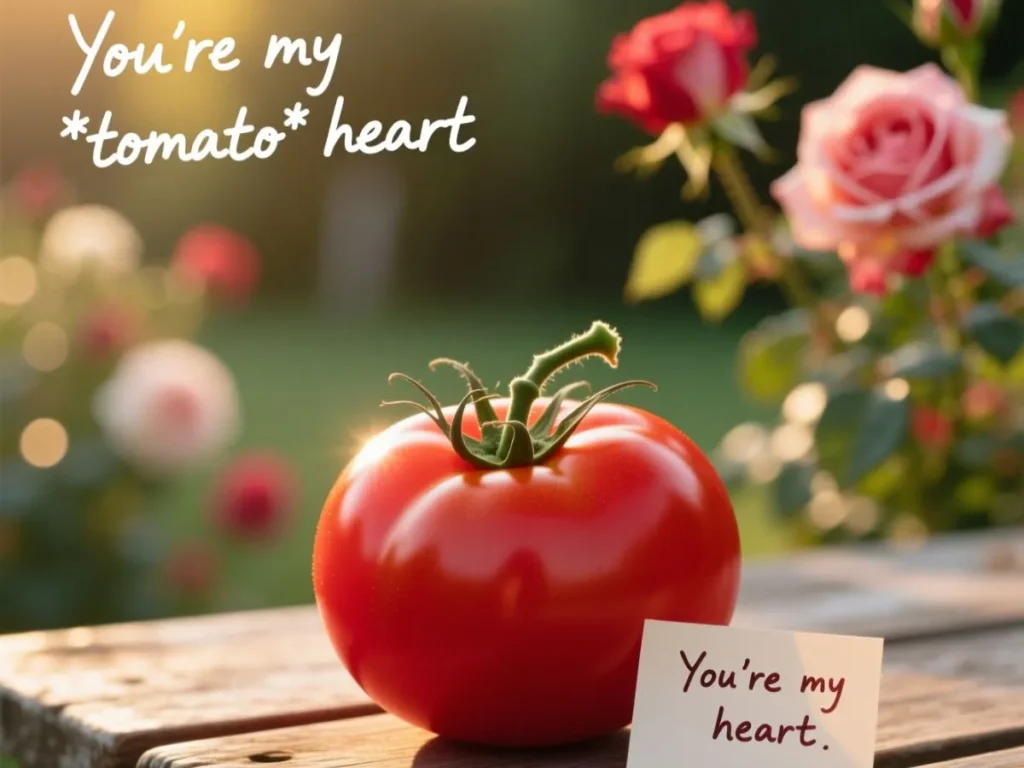 Tomato Puns for Flirty & Romantic Messages