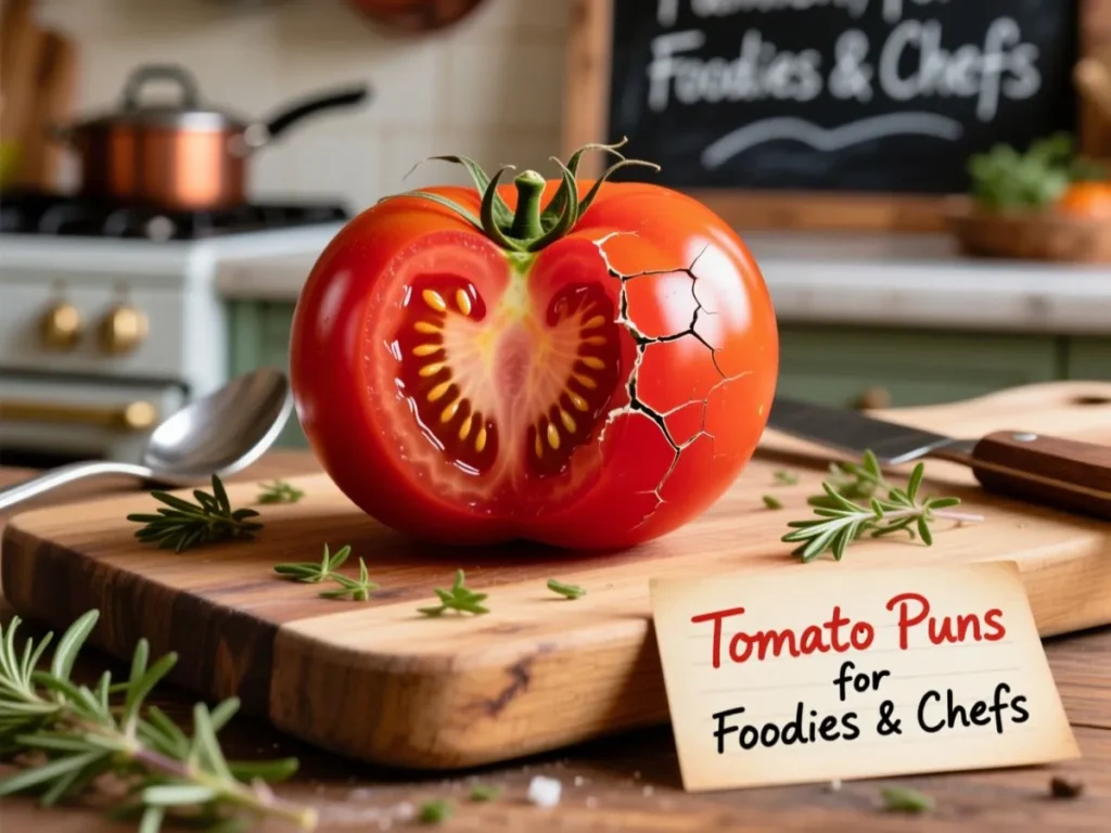Tomato Puns for Foodies & Chefs