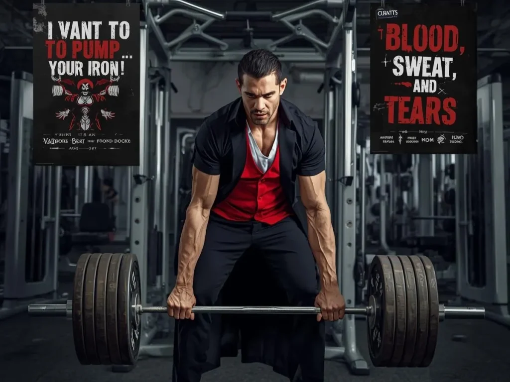 Vampire Puns for Fitness and Gym