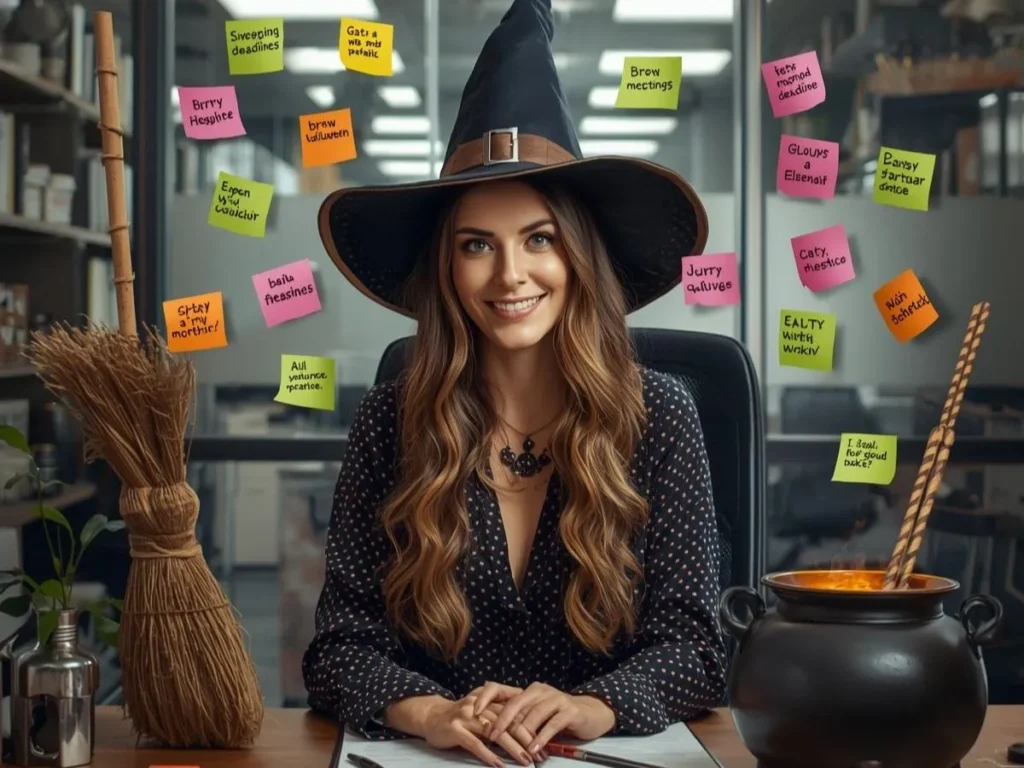 Witch Workplace and Office Puns