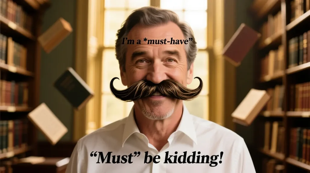 Clever Mustache Puns