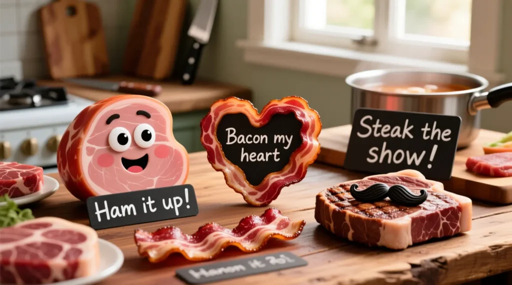 Cute Meat Puns for Foodies