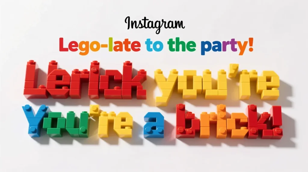 Lego Puns for Instagram Captions