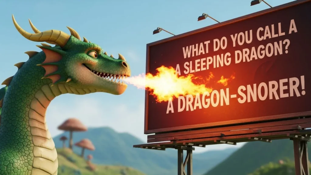 Funny Dragon Puns That Breathe Fire