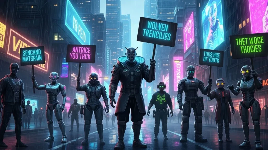 Cyberpunk and Futuristic Robot Puns