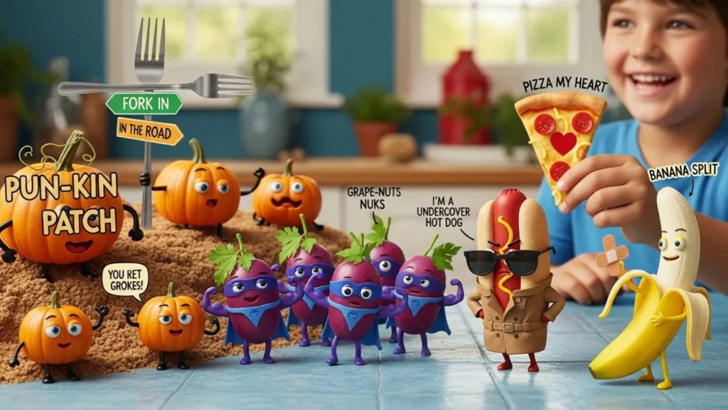 Food Based Funny Puns for Kids