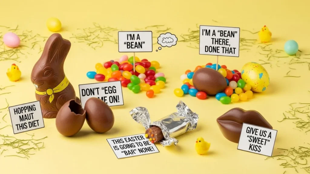 Funny Easter Puns About Chocolate and Candy