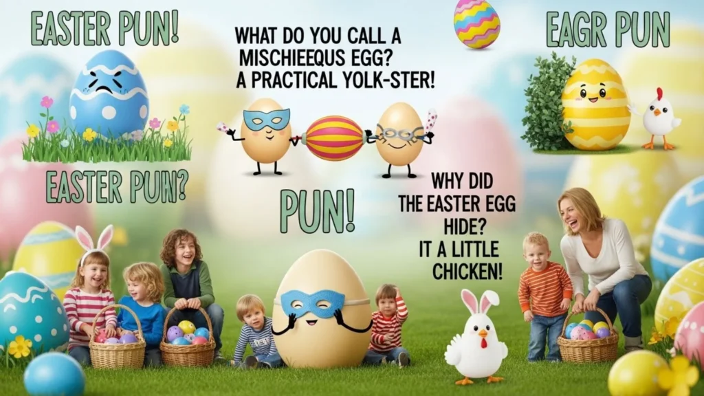 Funny Easter Puns for Kids and Families