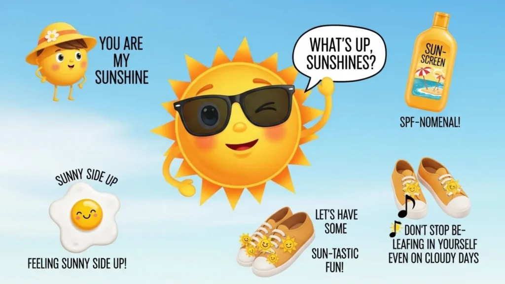 Funny Sun Puns for Instagram Captions