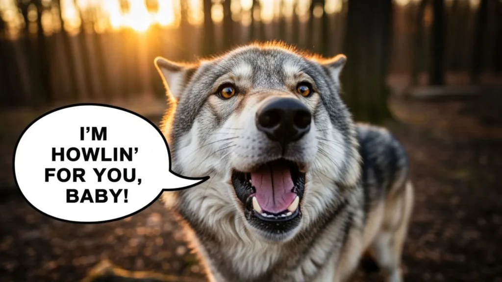 Funny Wolf Puns for Instagram Captions