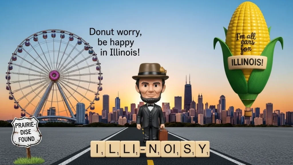 Illinois Travel Puns for Captions Illinois travel puns