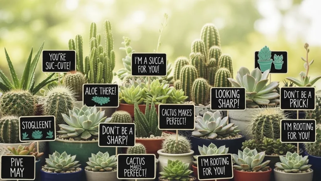Succulent Puns for Plant Lovers and Green Thumbs