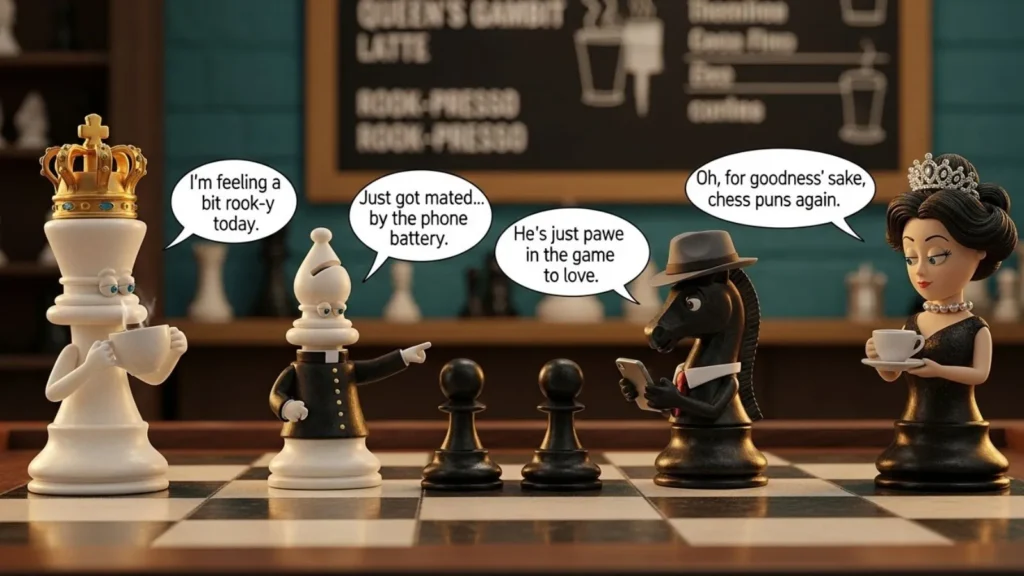 Witty Chess Puns for Conversations