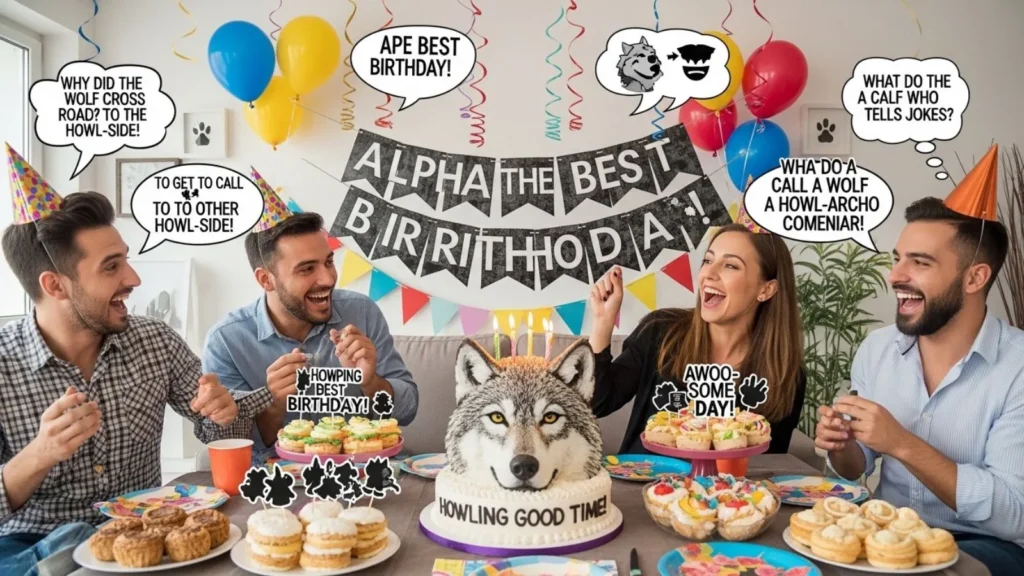 Wolf Birthday Puns and Party Jokes