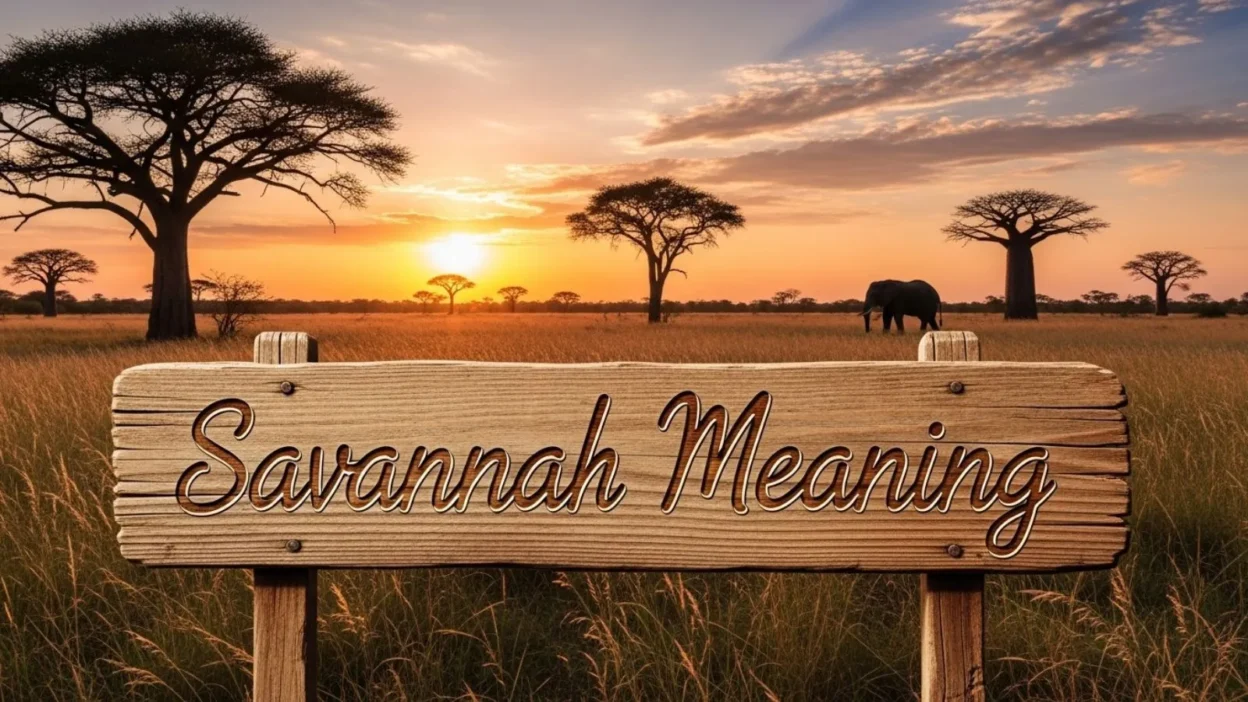 Savannah Meaning