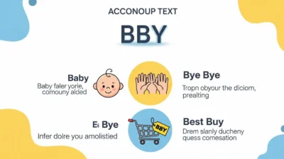 BBY Meaning in Text