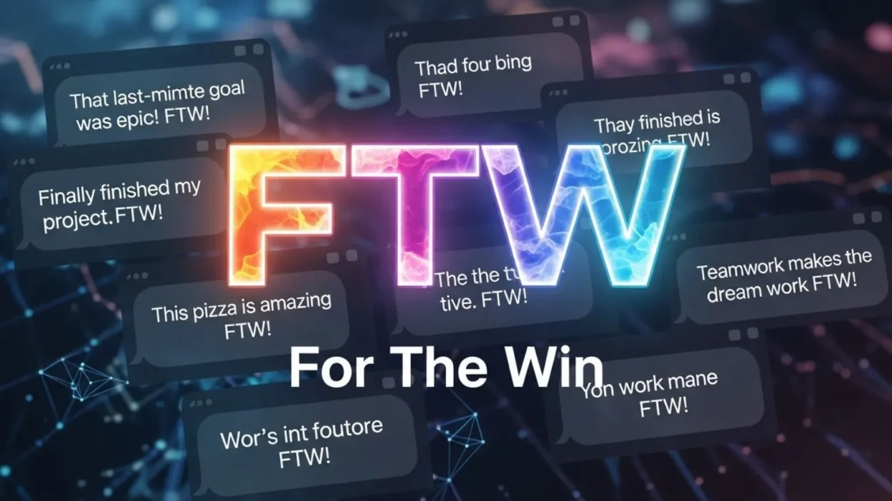FTW Meaning in Text