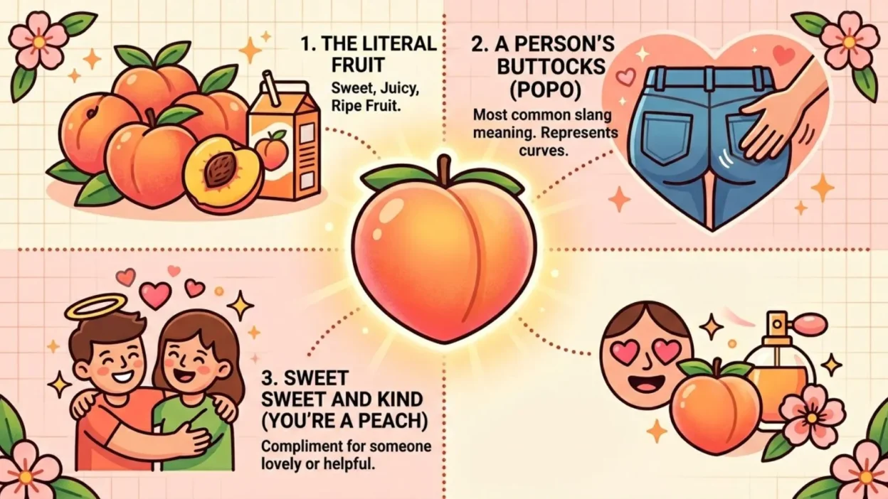 A Peach Emoji Mean